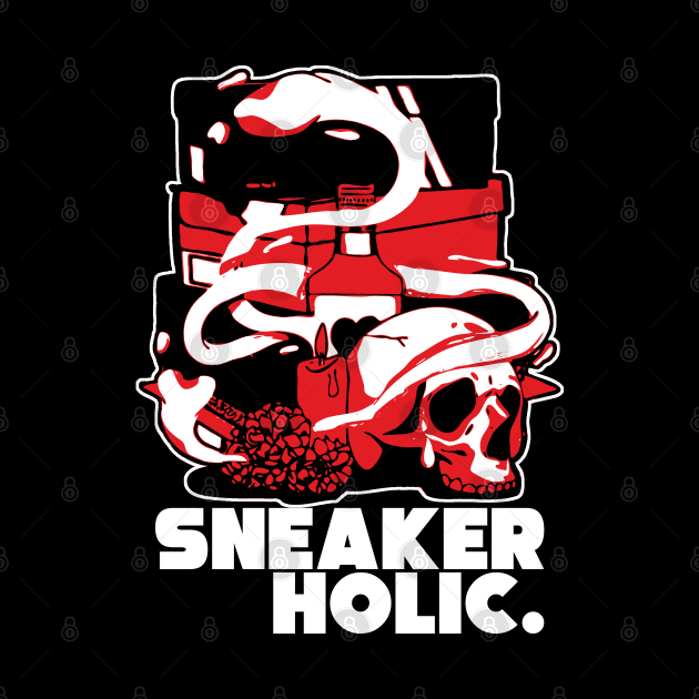 Sneaker Holic White Infrared Retro Sneaker by funandgames