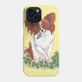 Papillon and Clover Phone Case