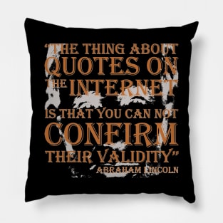 Abraham Lincoln Quotes Pillow