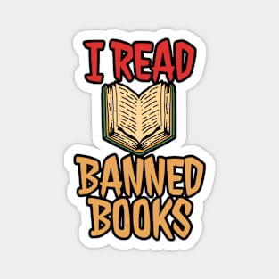 i read banned book Magnet