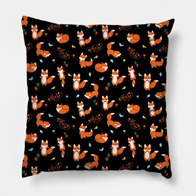 foxes Pillow by sofyvesna