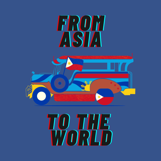 Pinoy Pride Philippine Jeepneys around the World by NewbieTees