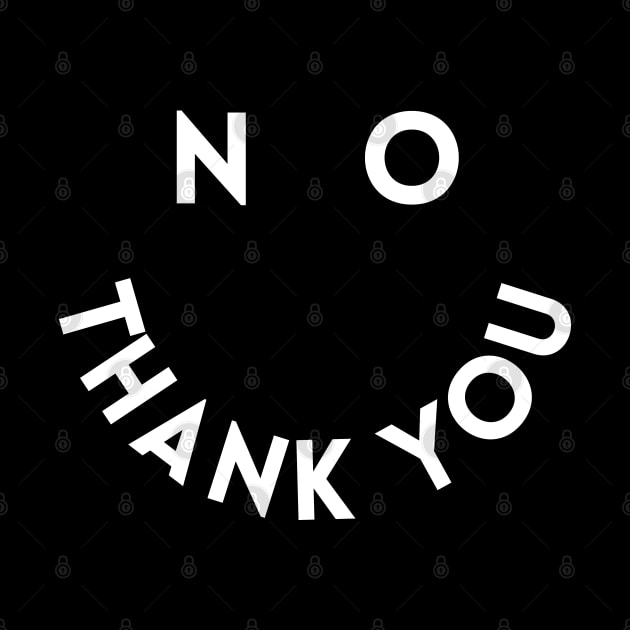 no thank you by mdr design