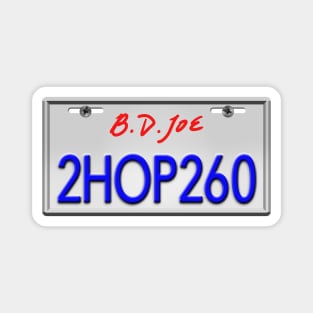 B.D. JOE License Plate (Crazy Taxi) Magnet