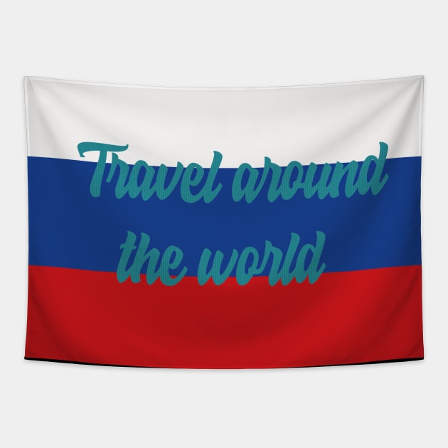 Travel Around the World - Russia Tapestry by Byntar