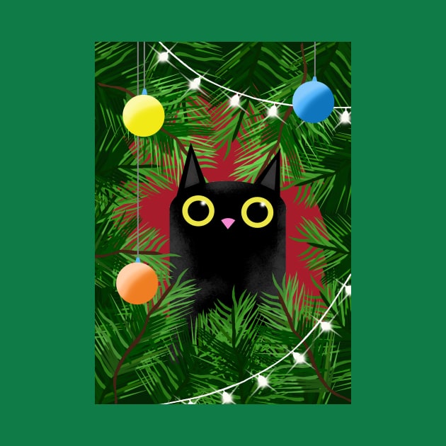 Christmas Cat by Scratch