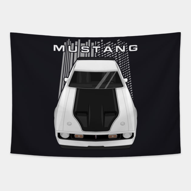 Mustang Mach 1 1971 to 1972 - White Tapestry by V8social