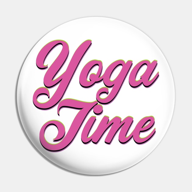 Yoga Time Pin by nickemporium1