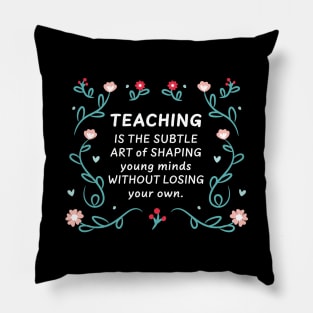 Shaping young minds Pillow