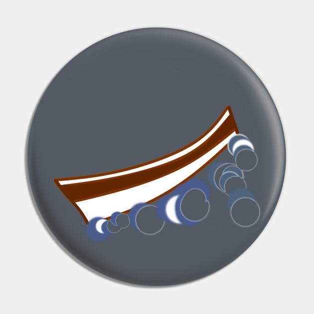 Boat on The Waves Pin by jandavies