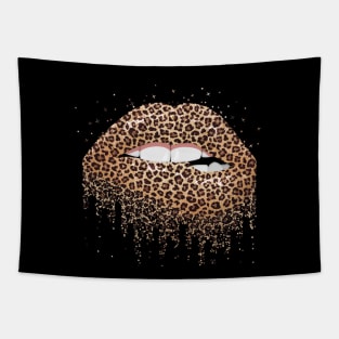 Leopard Lips Tapestry