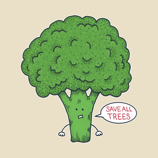 Worried Broccoli by Matt Andrews