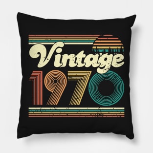 50th birthday gifts for men and women 1970 gift 50 years old Pillow
