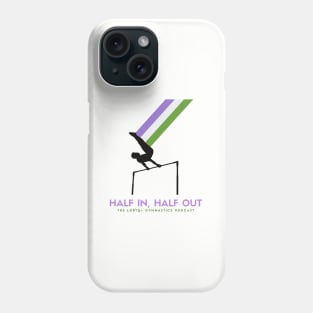 HIHO Logo (Genderqueer flag - Transparent) Phone Case