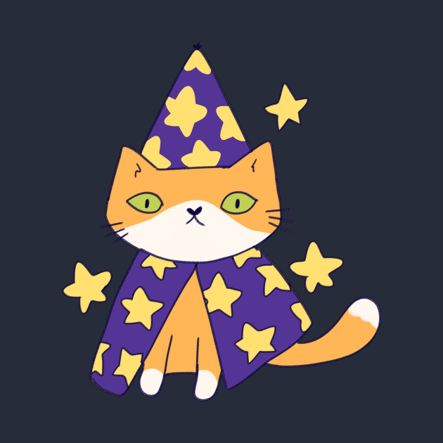 Cat wizard by Mayarart