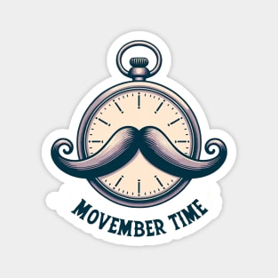 Movember Time Magnet