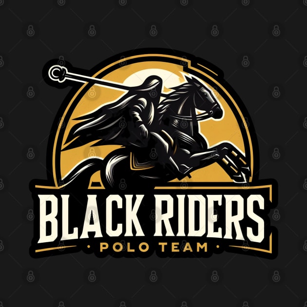 Black Riders Polo Team - Fantasy Funny by Fenay-Designs