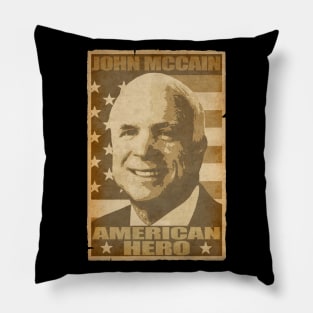 John Mccain American Hero Pillow