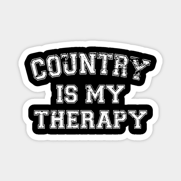 Country Is My Therapy Magnet by RW