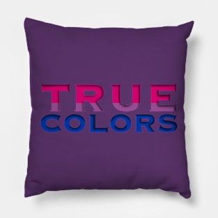 True Colors Bisexual Pride Flag Pillow