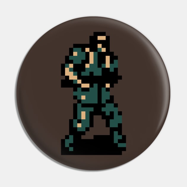 Old School Games - Metal Gear Pin by wyckedguitarist