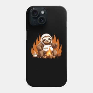 Campfire Sloth Phone Case