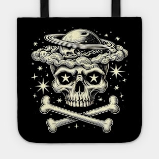 Planet Skull - Skull and Crossbones Tote