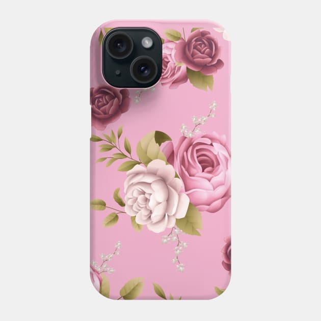 Elegant Flowers Phone Case by Clicky Commons