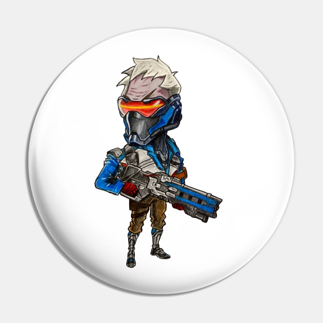 Soldier 76 Pin by tabslabred