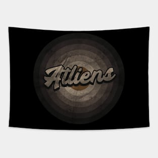 RETRO BLACK WHITE - Atliens Outkast Tapestry