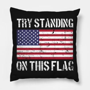 Try Standing on this Flag Pillow