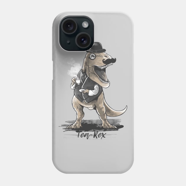 tea rex Phone Case by NemiMakeit