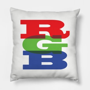 RGB - Red Green Blue Pillow