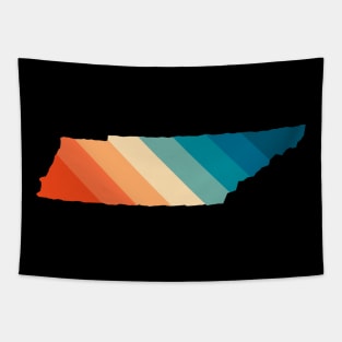 Tennessee State Retro Map Tapestry