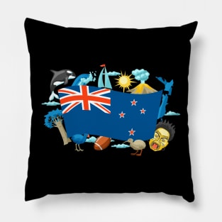 New Zealand Anniversary Day Pillow