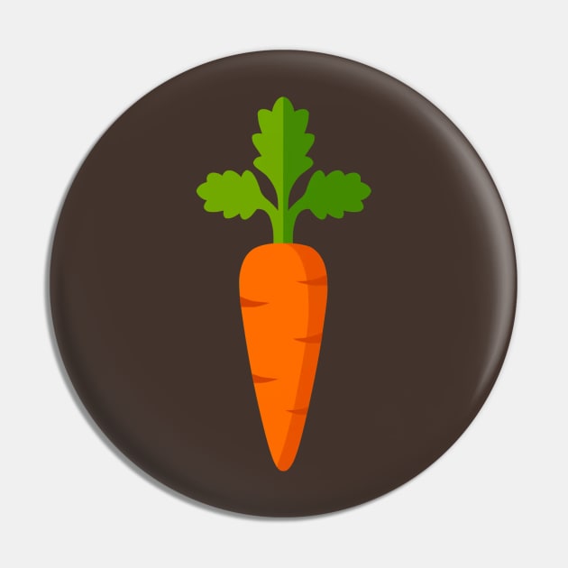 Carrot Power Pin by Pieartscreation