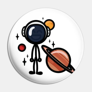 Astronaut 2 Pin