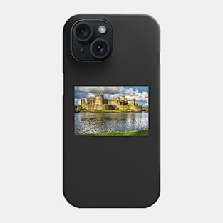 Caerphilly Castle Walls Phone Case