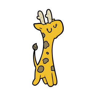 Baby Cartoon Giraffe T-Shirt