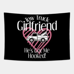 Tow Truck Driver Girlfriend Apparel Tapestry