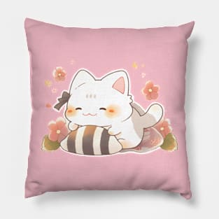 The Adorable Sleeping Cat Pillow