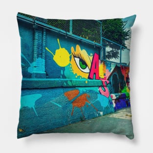 Street Art Graffiti South Bronx New York City Pillow