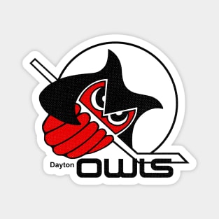 Defunct Dayton Owls IHL Hockey 1977 Magnet