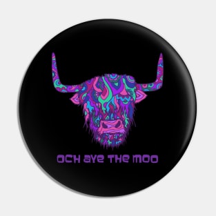 Scottish Highland Cow - Och Aye The Moo Pin