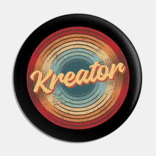 Kreator Vintage Circle Pin