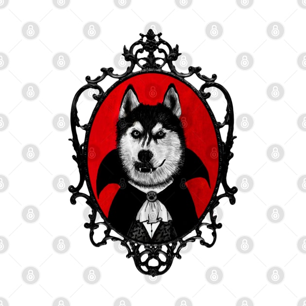 'Count Dogula' Dracula Vampire by Tasmin Bassett Art