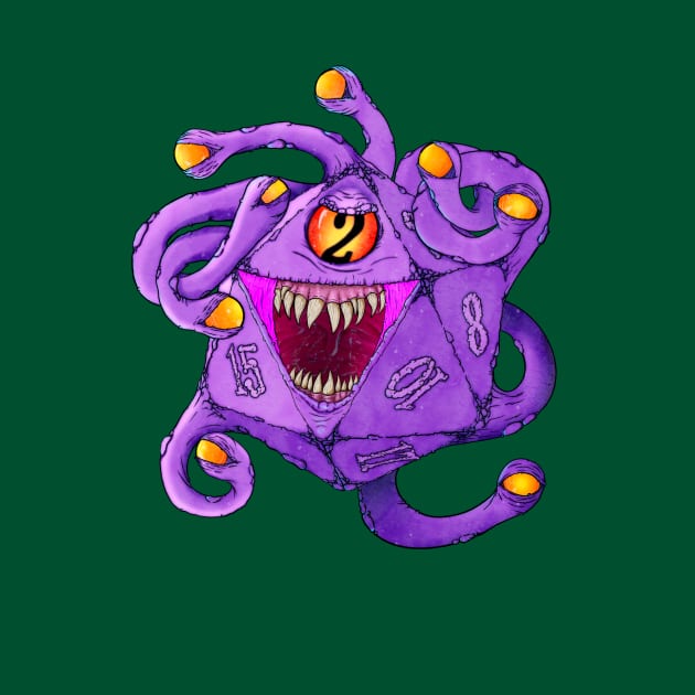 Dungeons and Adventures Beholder. by Thwwip Stickers