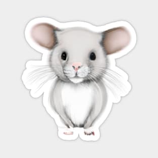 Cute Mouse Drawing Magnet