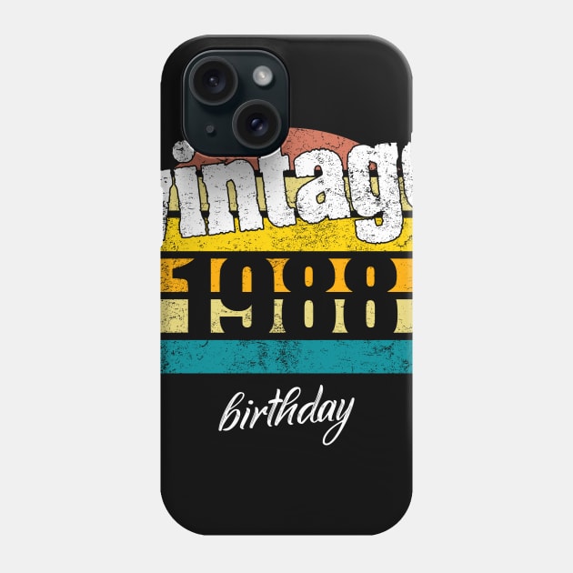 Vintage 1988 Phone Case by Yous Sef