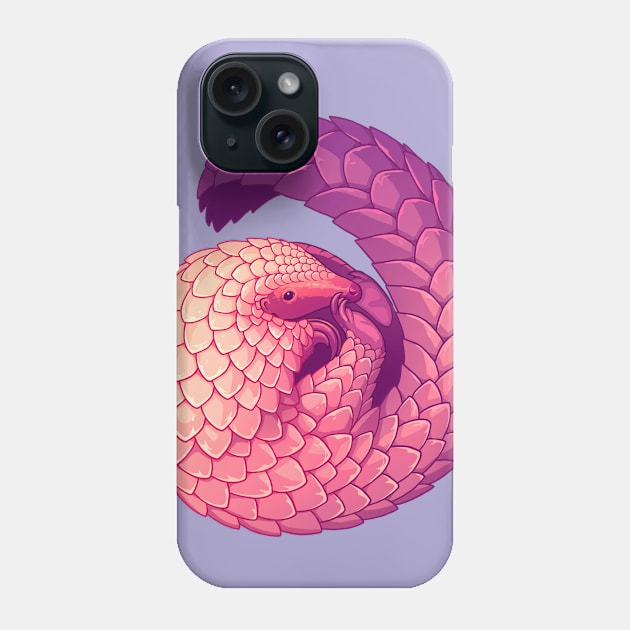 Pangolin Phone Case by TamiArt